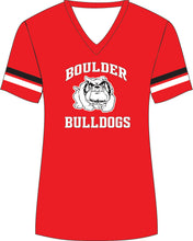 Load image into Gallery viewer, WOMEN'S CUSTOM FITTED V NECK T-SHIRT